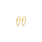 Ohrringe Kugel 14K Gelbgold