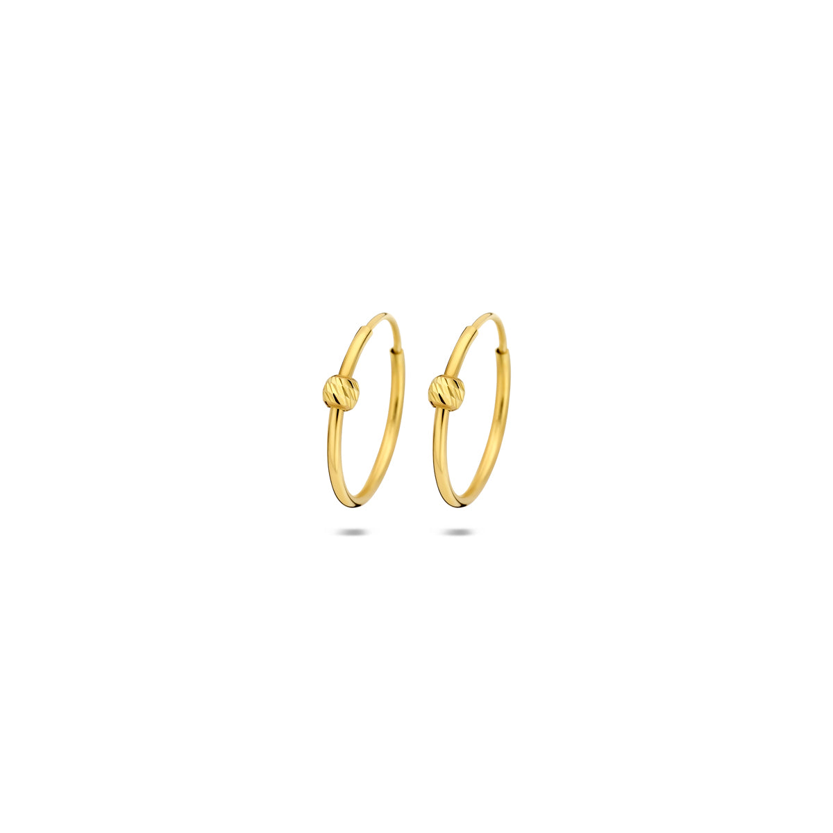 Ohrringe Kugel 14K Gelbgold