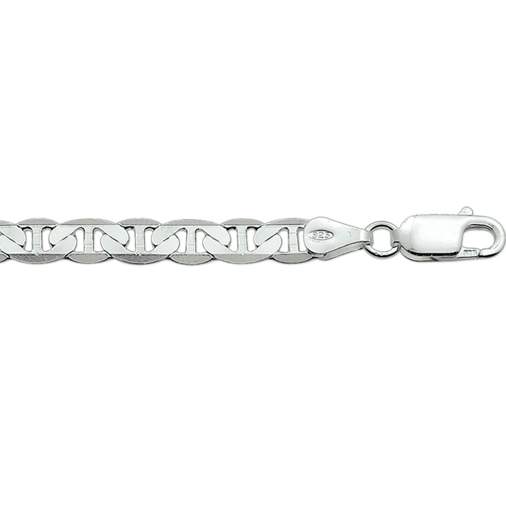 Anker flach 5,5 mm silberweiß