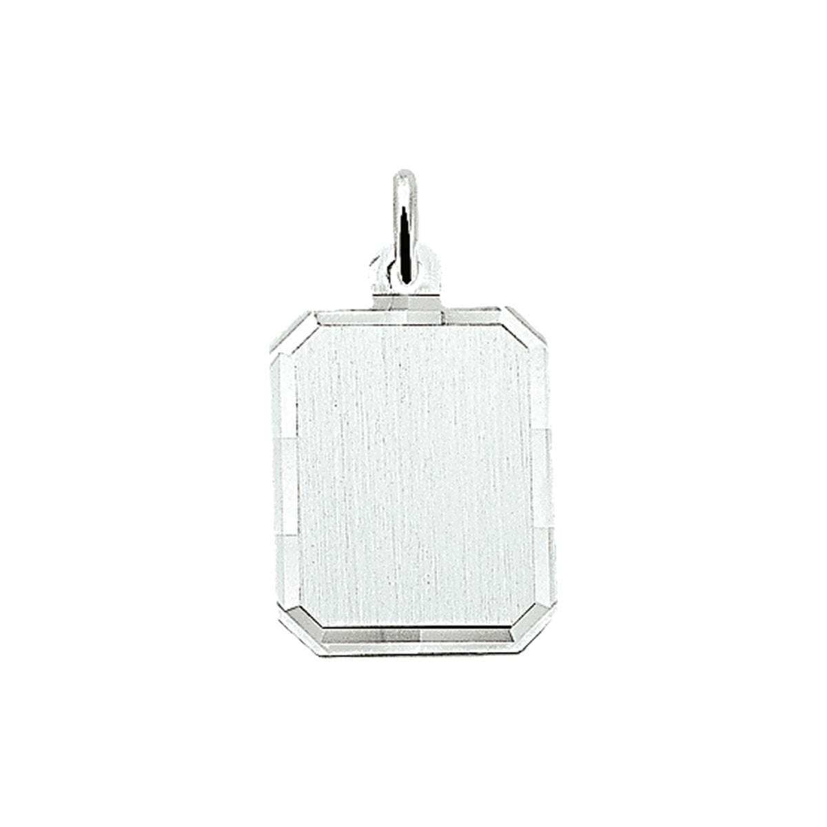 graveerhanger gediamanteerd zilver wit