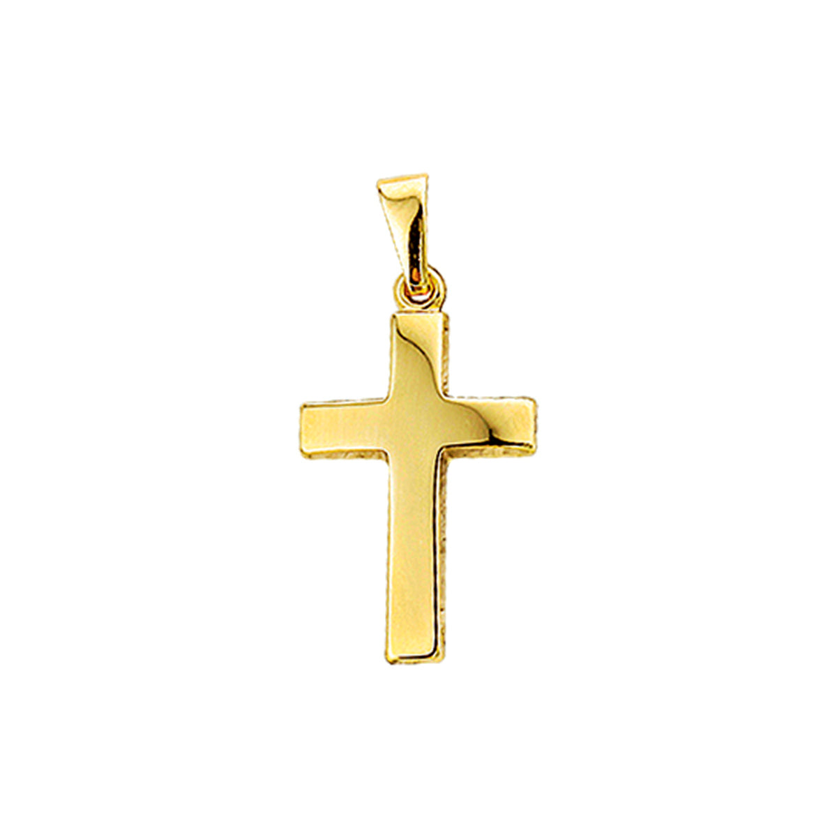 Anhänger Kreuz 14K Gelbgold