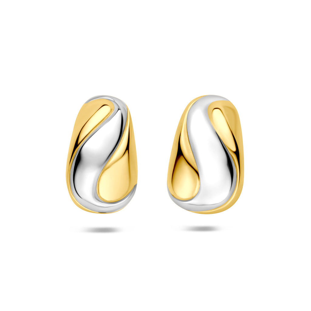 stekeroorringen 21,5 mm 1 micron zilver verguld (geel/rhodium)
