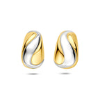 stekeroorringen 21,5 mm 1 micron zilver verguld (geel/rhodium)