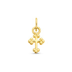 hanger kruis 6,5 mm 14K geelgoud