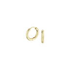klapoorringen 2,5 mm rond 14K geelgoud