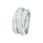 Ring Zirkonia Silber rhodiniert