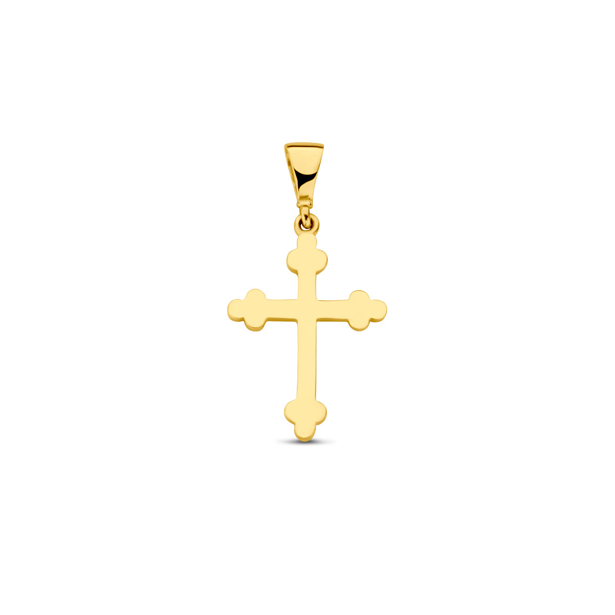 Anhänger Kreuz 14K Gelbgold