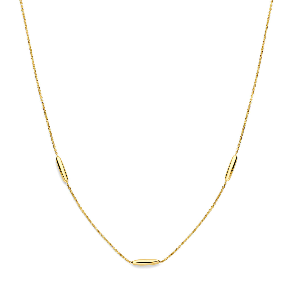 9k collier 41 - 43 - 45 cm 9K geel