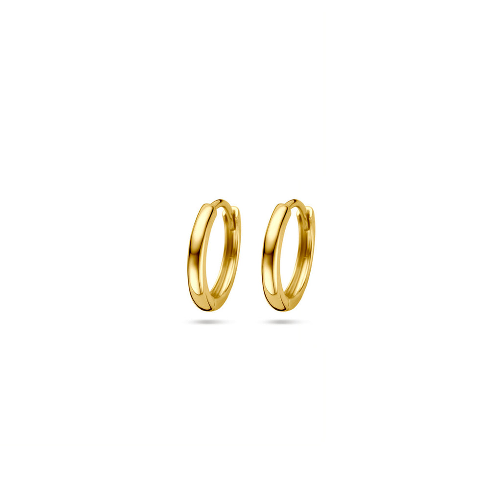 Klappcreolen 10,5 mm 14K Gelbgold