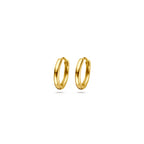 Klappcreolen 10,5 mm 14K Gelbgold