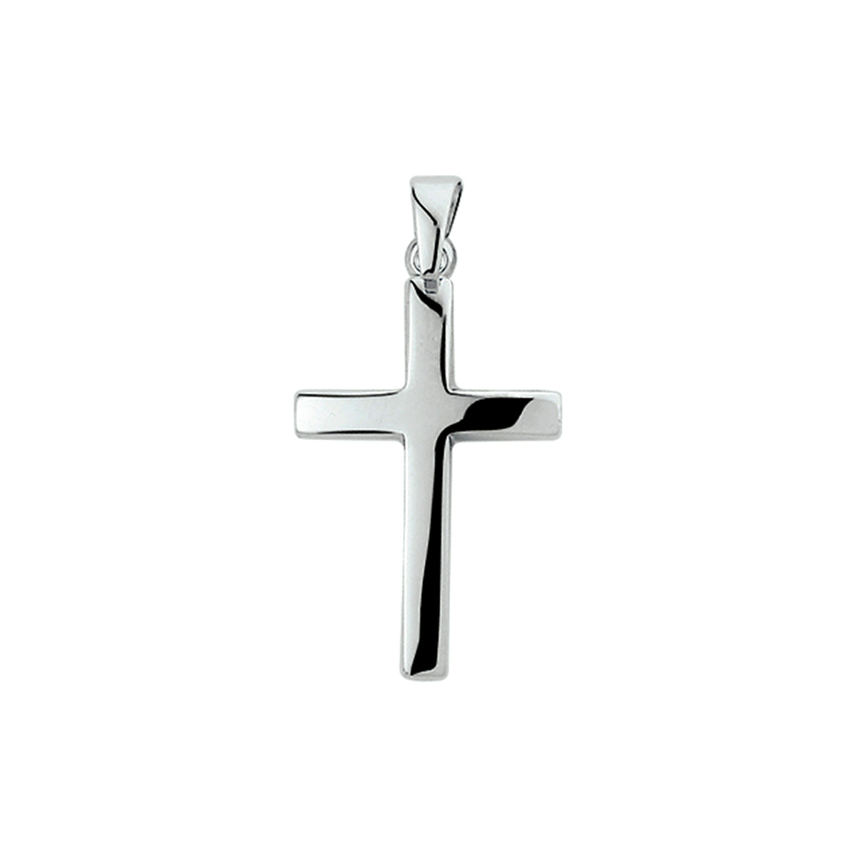 hanger kruis 14K witgoud
