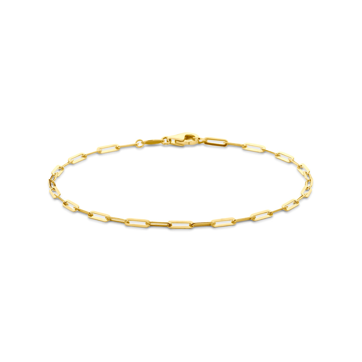 armband anker 2,1 mm 19 cm 14K geelgoud