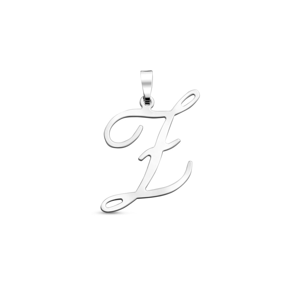 hanger letter zilver gerhodineerd