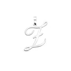 hanger letter zilver gerhodineerd