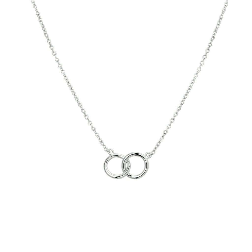 Halskette Kugeln 1,2 mm 40 + 4 cm Silber rhodiniert