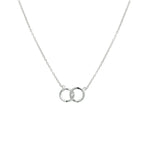 Halskette Kugeln 1,2 mm 40 + 4 cm Silber rhodiniert
