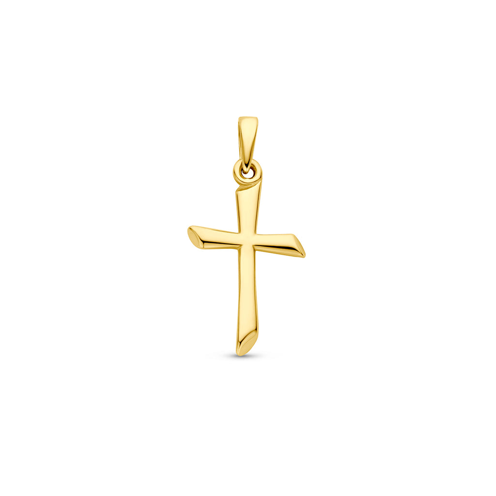 Anhänger Kreuz 14K Gelbgold