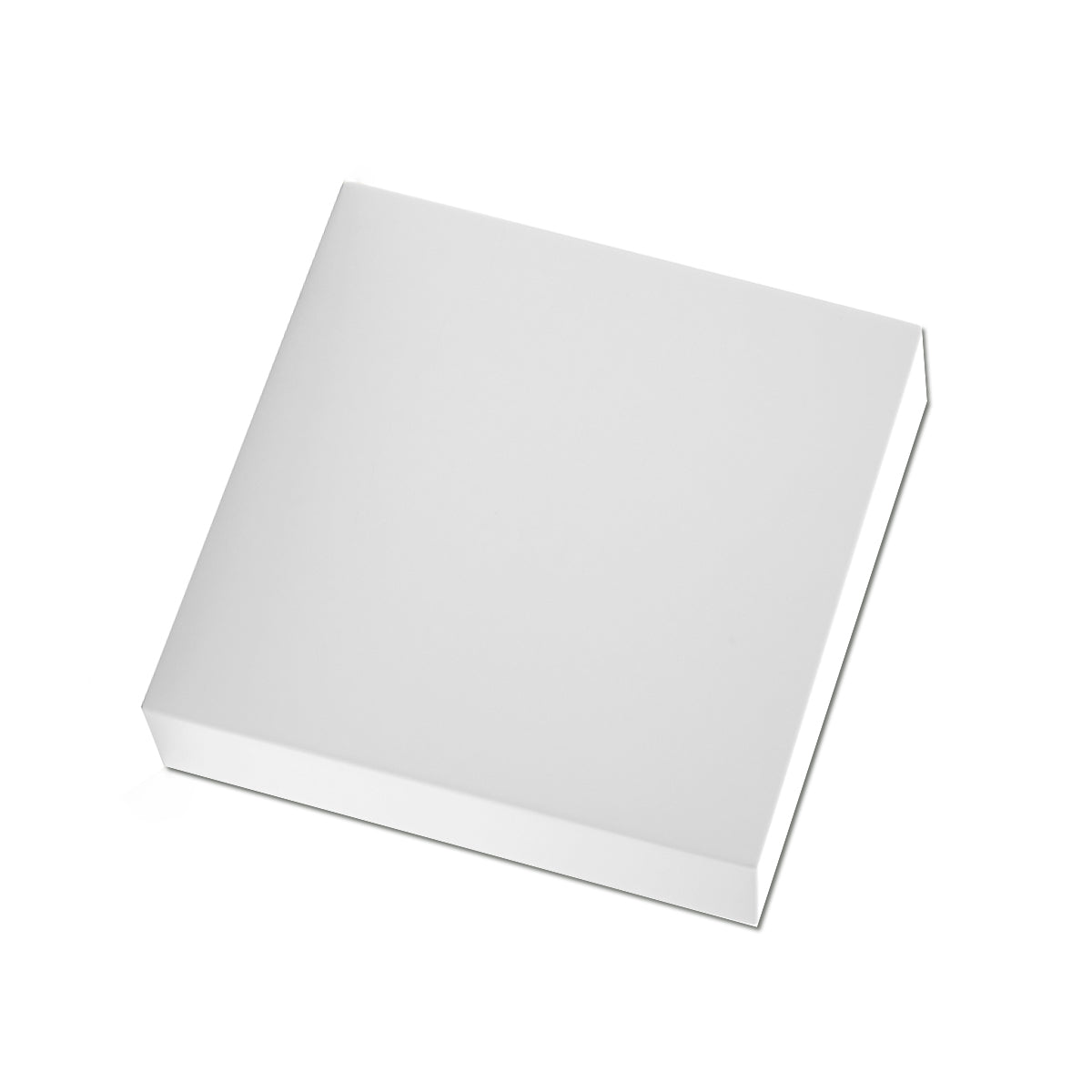 presentatie blok wit 100 x 100 x 25 mm pos materialen