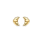 Ohrstecker Croissant 8,5 mm 14K Gelbgold