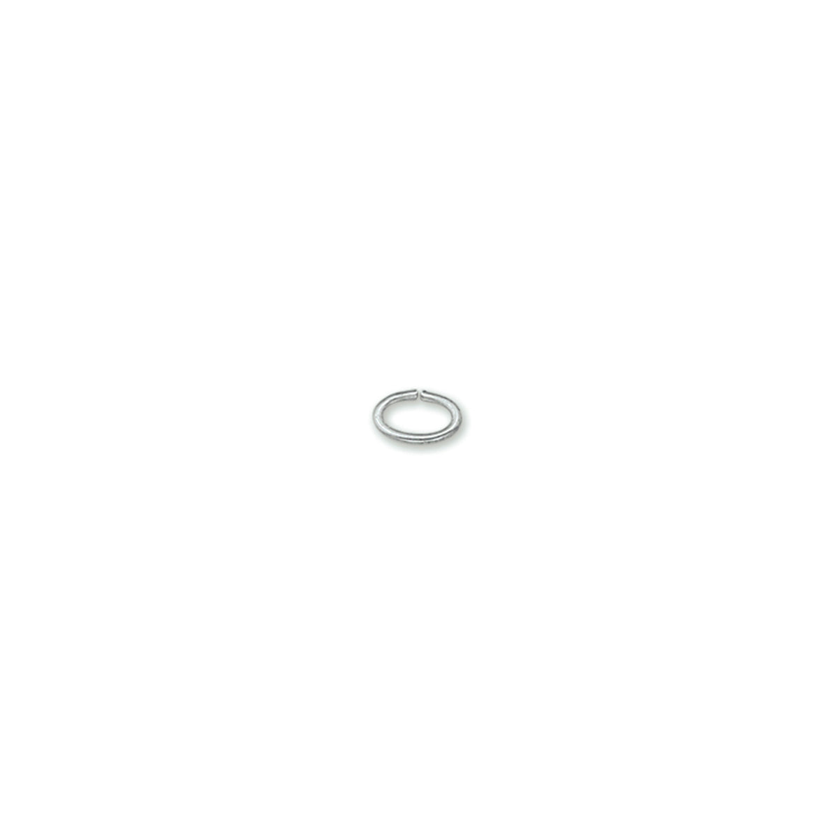 tussenoog 6 mm zilver wit