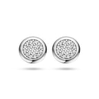 Ohrstecker Zirkonia Silber rhodiniert