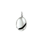 medaillon 21 mm zilver gerhodineerd