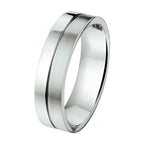 Ring 5,5 mm ohne Zirkonia Edelstahl