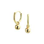 Ohrringe mit Anhängerperlen aus 14K Gelbgold