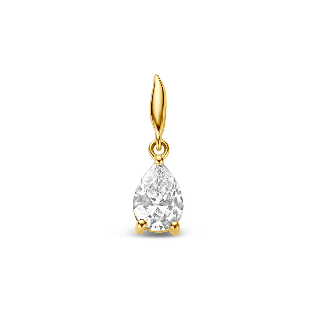 9k hanger zirkonia 8 mm 9K geel