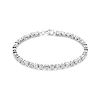 tennisarmband hartjes zirkonia 4 mm 18 cm zilver gerhodineerd