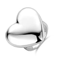 Ring Herz Silber rhodiniert