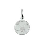 Anhänger Fußball silber weiß