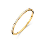 ring diamant 0.083ct h si 14K geelgoud