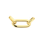 los schakelstukje 6,0 x 23 mm 14K geelgoud