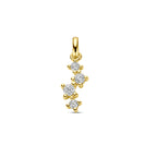Anhänger Zirkonia 14K Gelbgold