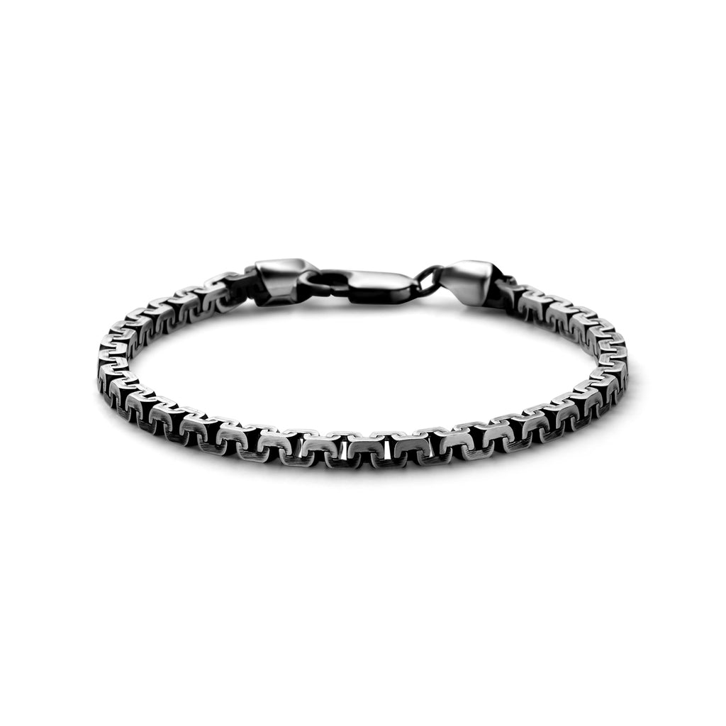 Armband OXI 3,5 mm Silber oxidiert