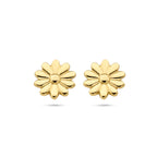 Blumen-Ohrstecker aus 14-karätigem Gelbgold