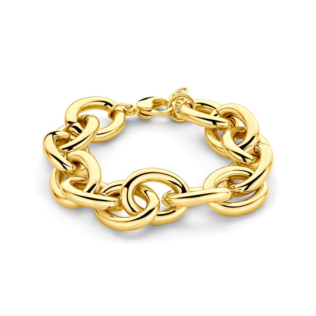 Armband Ionenplattierung 16 mm 18 + 2 cm Edelstahl