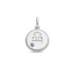 hanger sterrenbeeld zirkonia zilver gerhodineerd