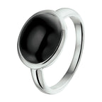 Ring Onyx Silber rhodiniert