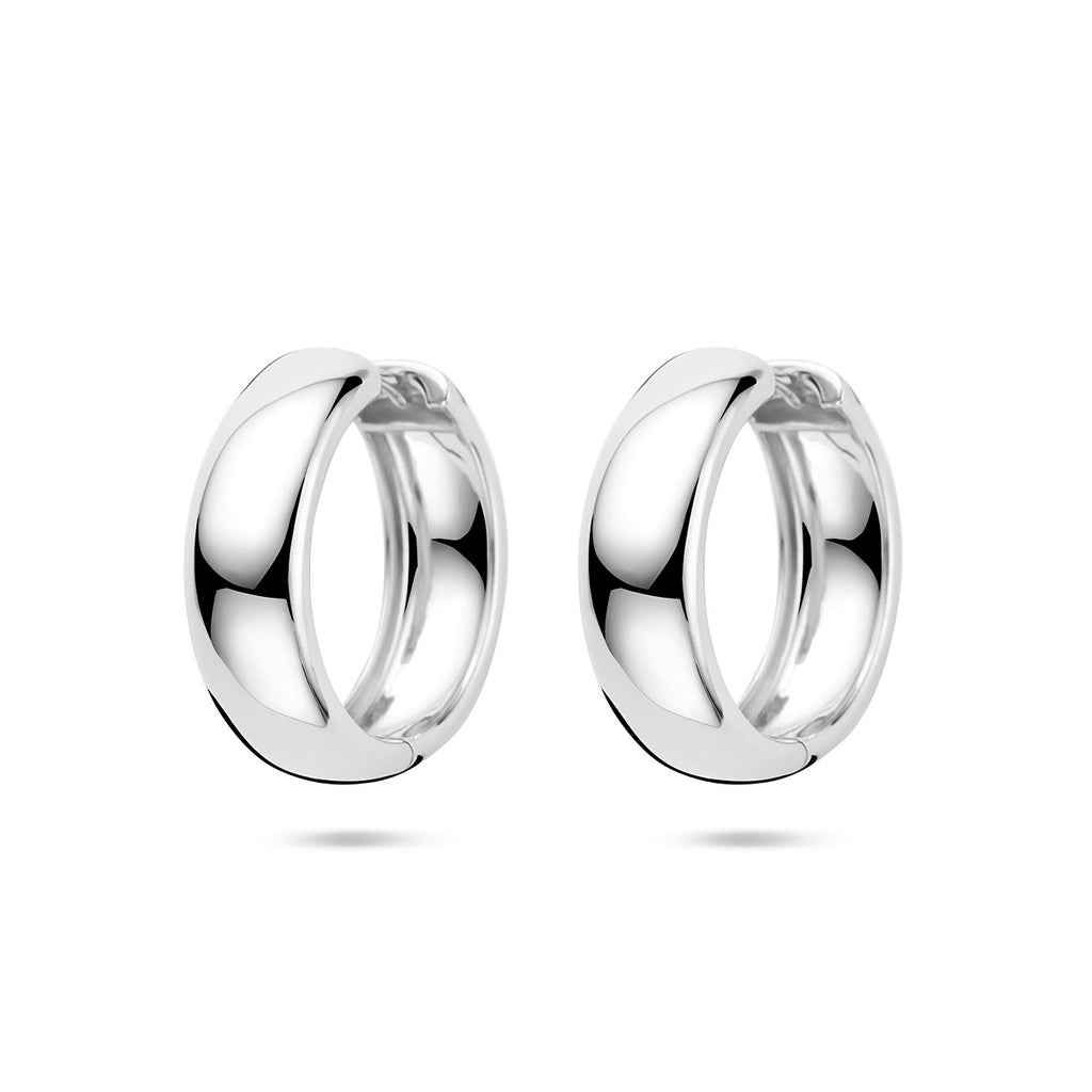 Ohrringe 25 mm Silber rhodiniert