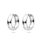 Ohrringe 25 mm Silber rhodiniert