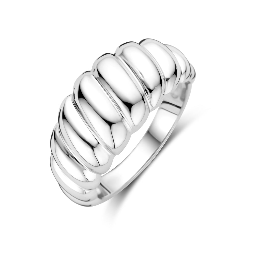 Ring Ballon rhodiniert Silber