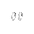klapoorringen 13 mm zilver gerhodineerd
