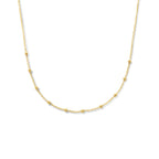 collier bolletjes 1,1 mm 40 - 42 - 44 cm 14K geelgoud