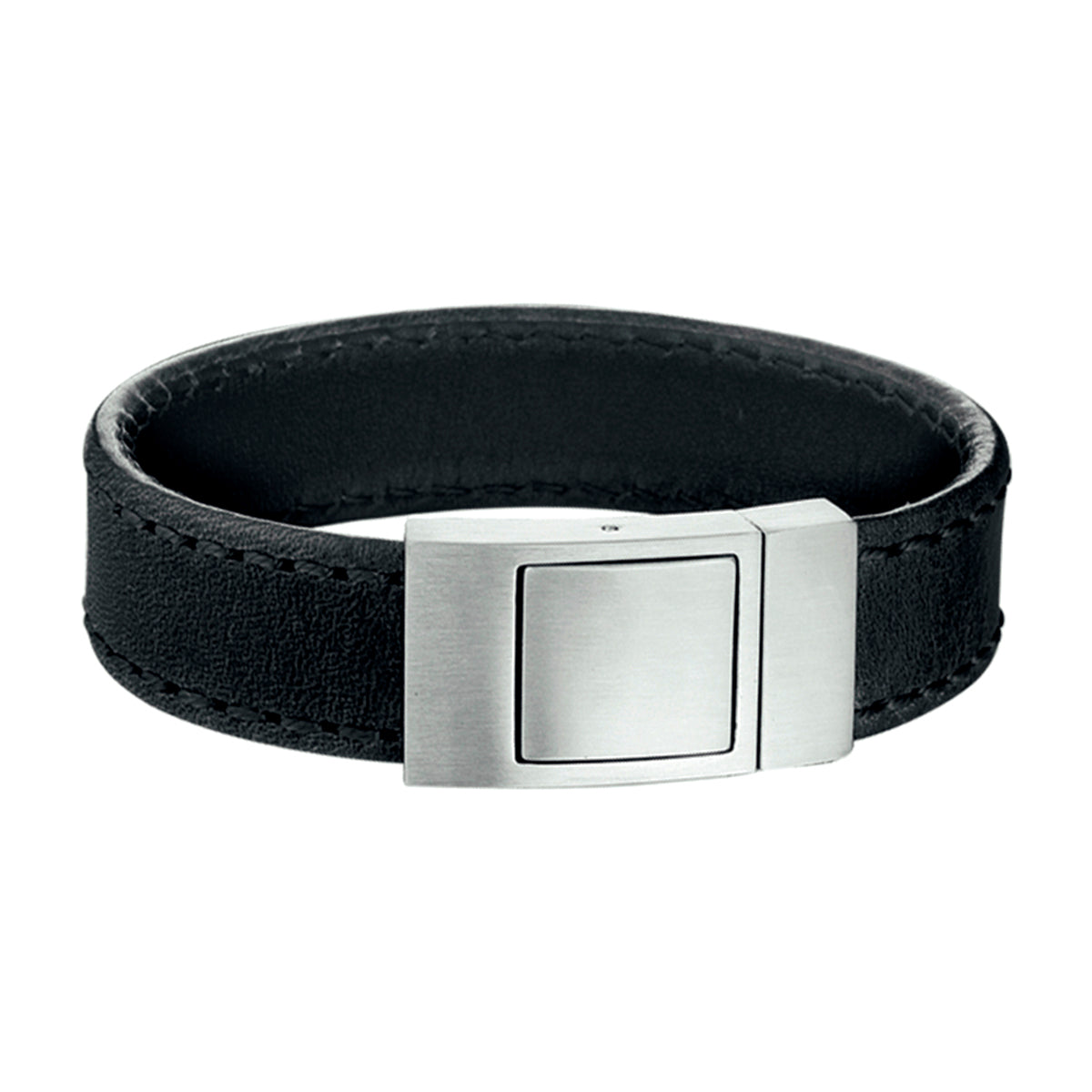 Lederarmband 18 mm Edelstahl