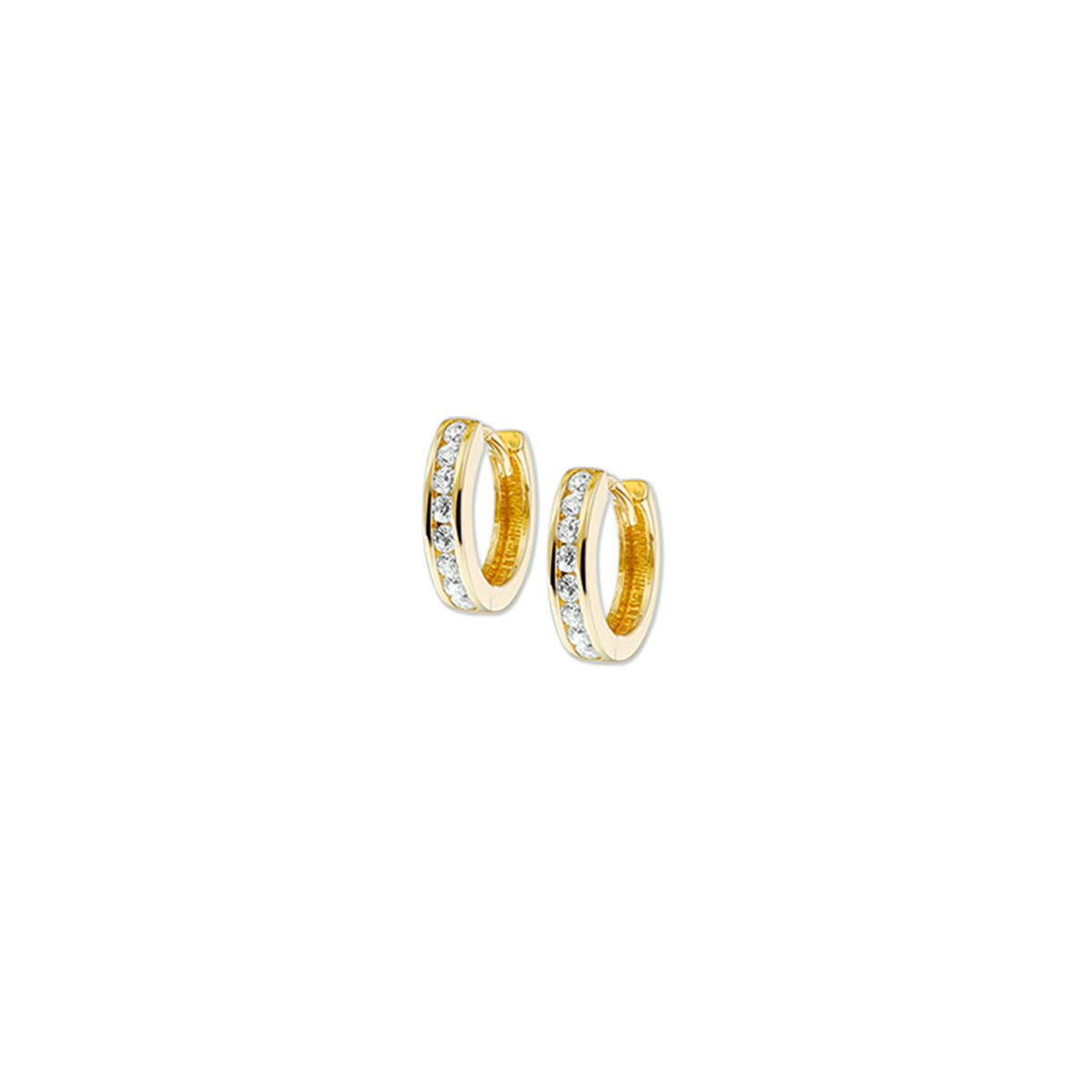 Ohrhänger Zirkonia 14K Gelbgold
