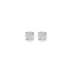 Ohrstecker Zirkonia Silber rhodiniert