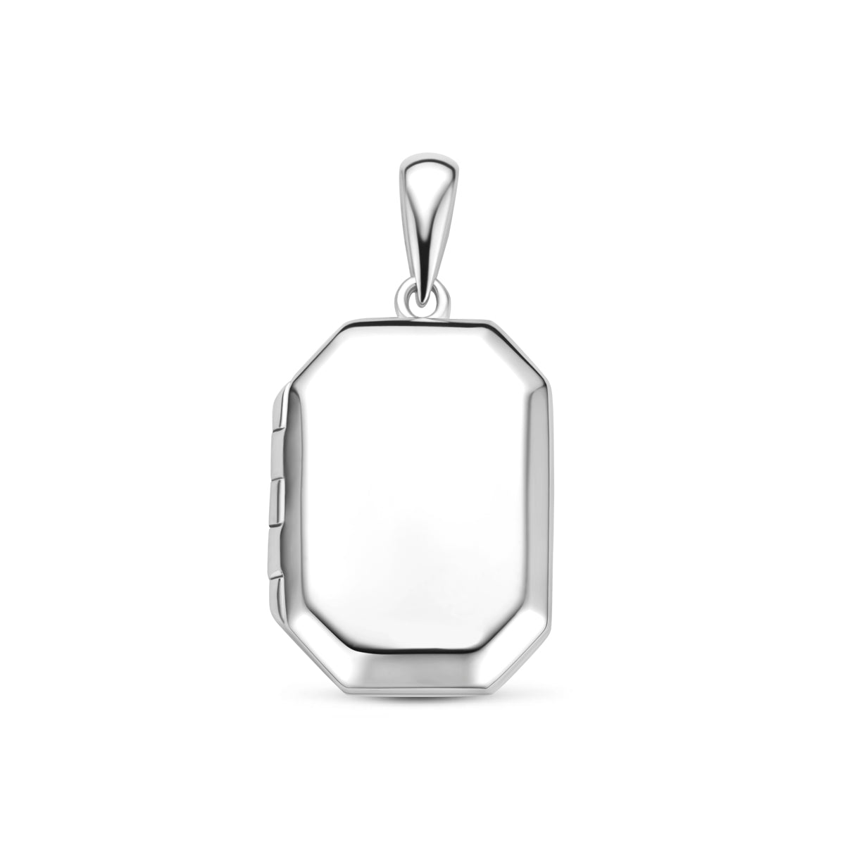 medaillon 16,5 mm zilver gerhodineerd