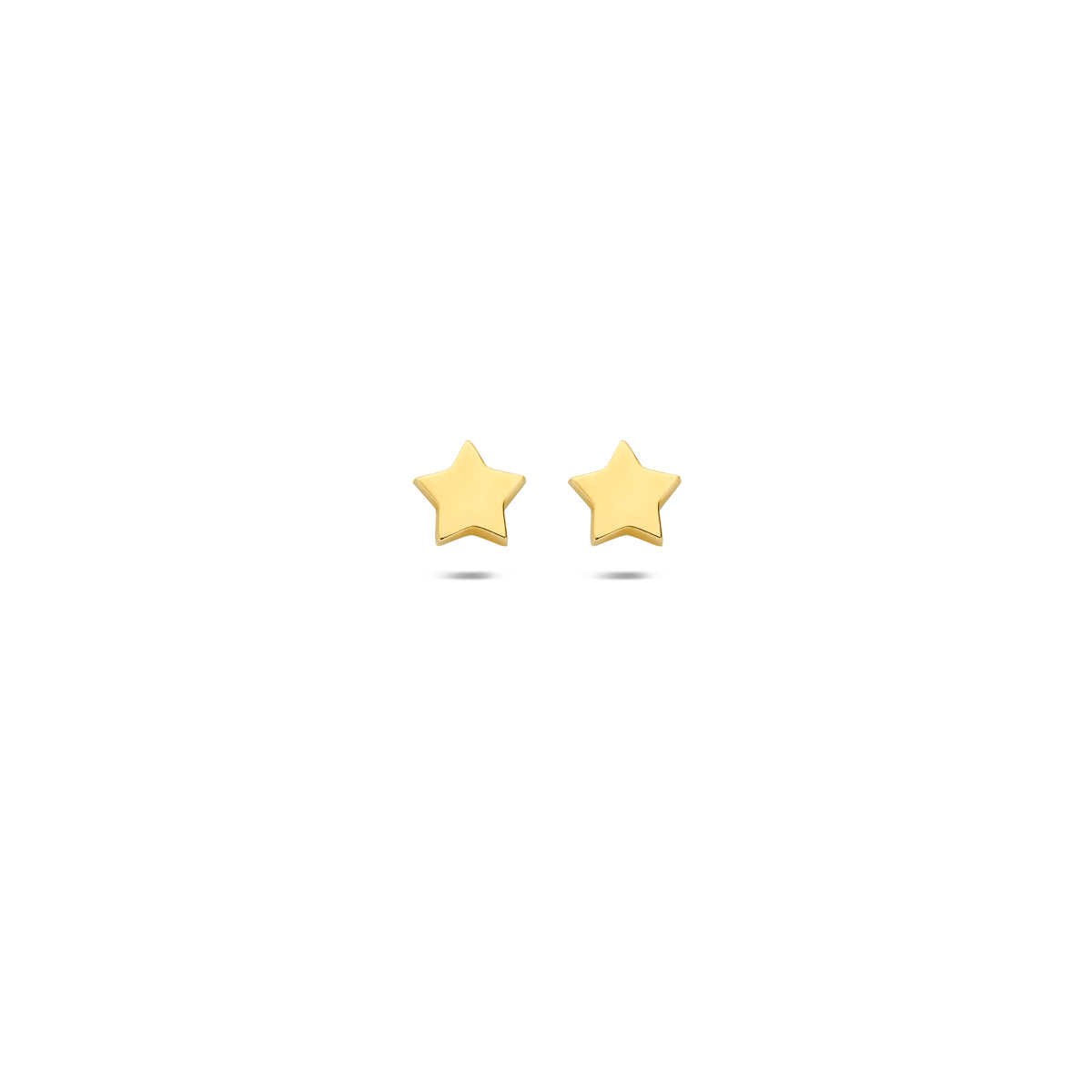 oorknoppen ster 14K geelgoud